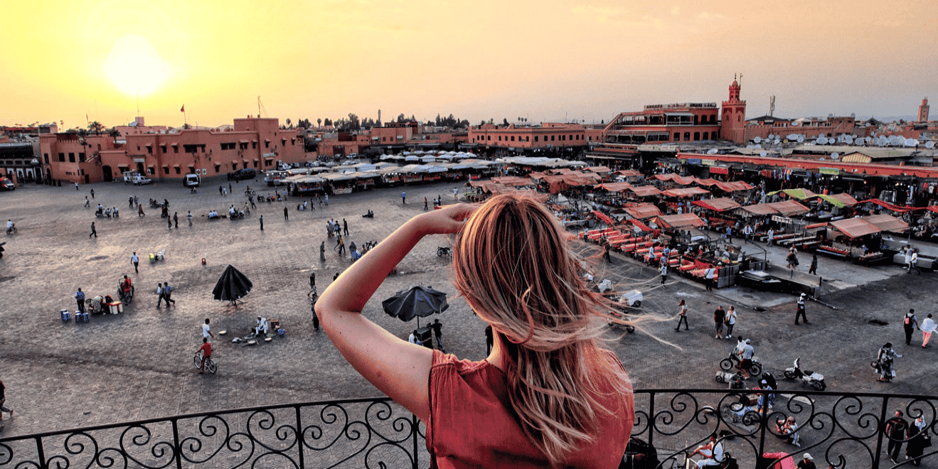 Place Jemaa el-Fna, Marrakech.