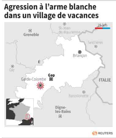 Agression a l’arme blanche dans un village de vacances