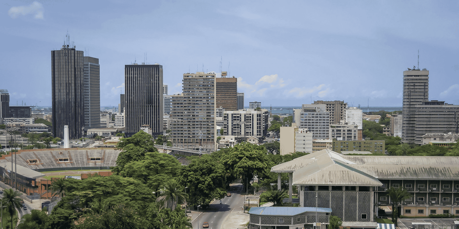 Abidjan, capitale économique de la Côte d'Ivoire, première puissance économique de l'UEMOA.