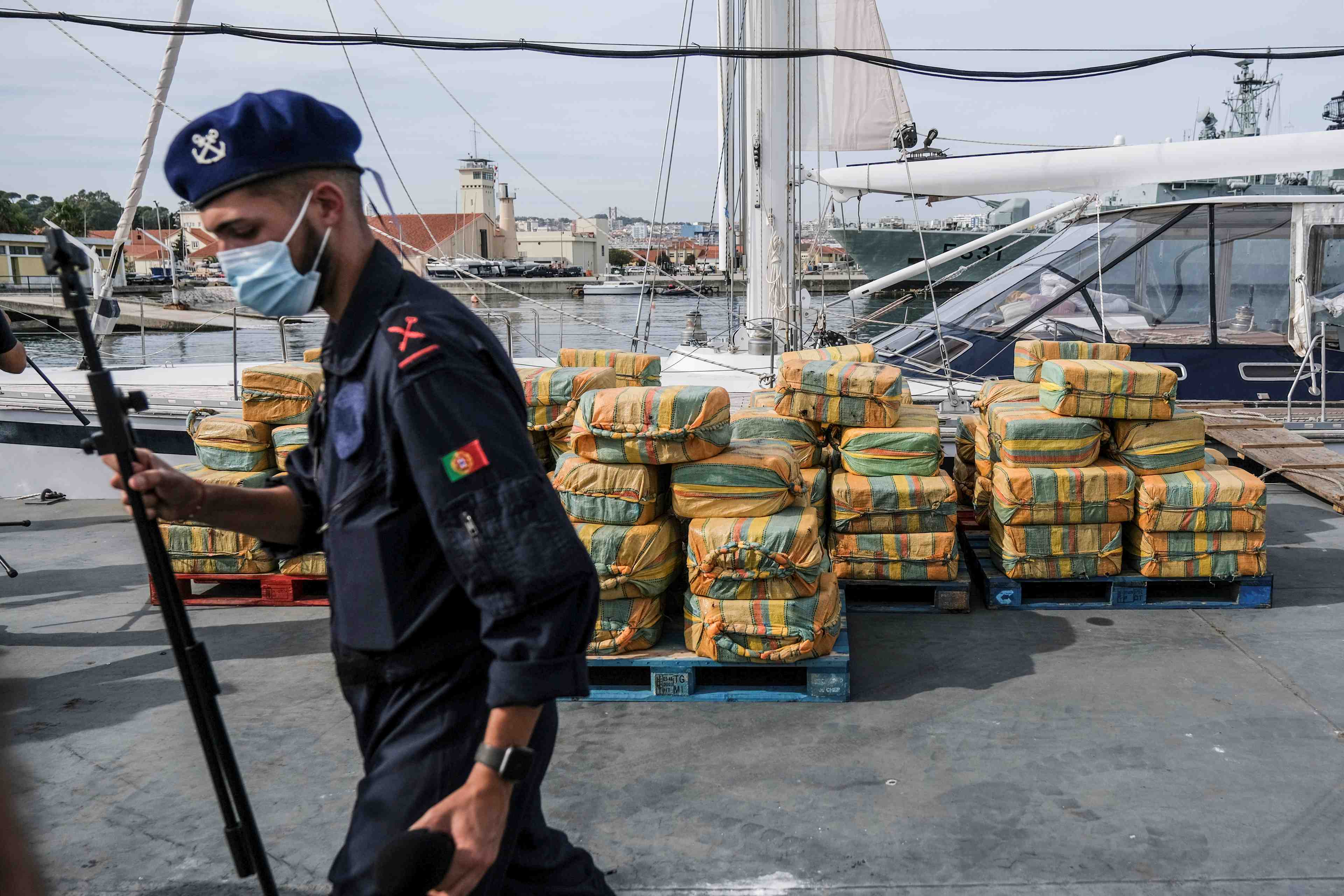 Saisie record de cocaine au large des cotes portugaises