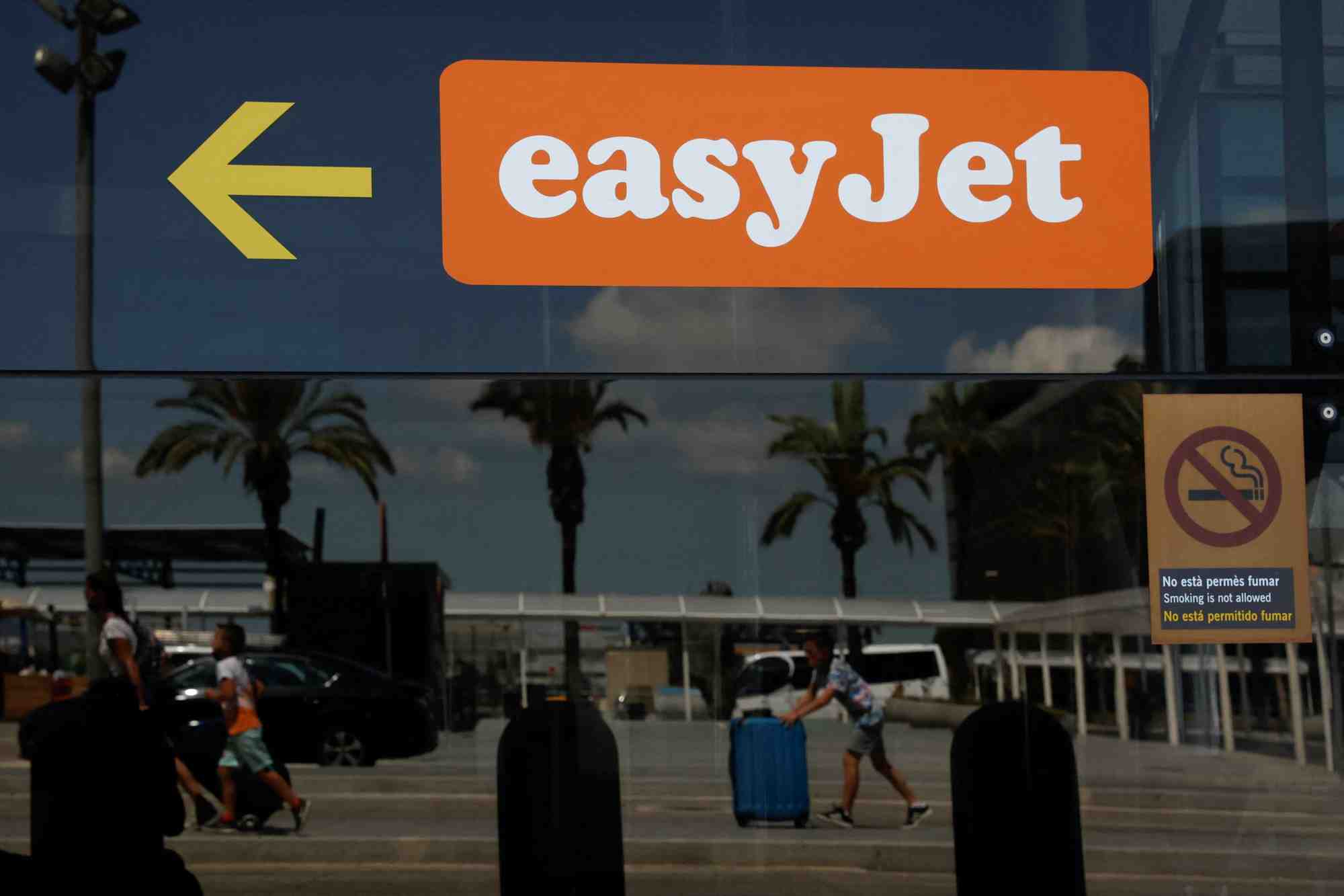 Photo du logo de la compagnie aerienne britannique easyjet