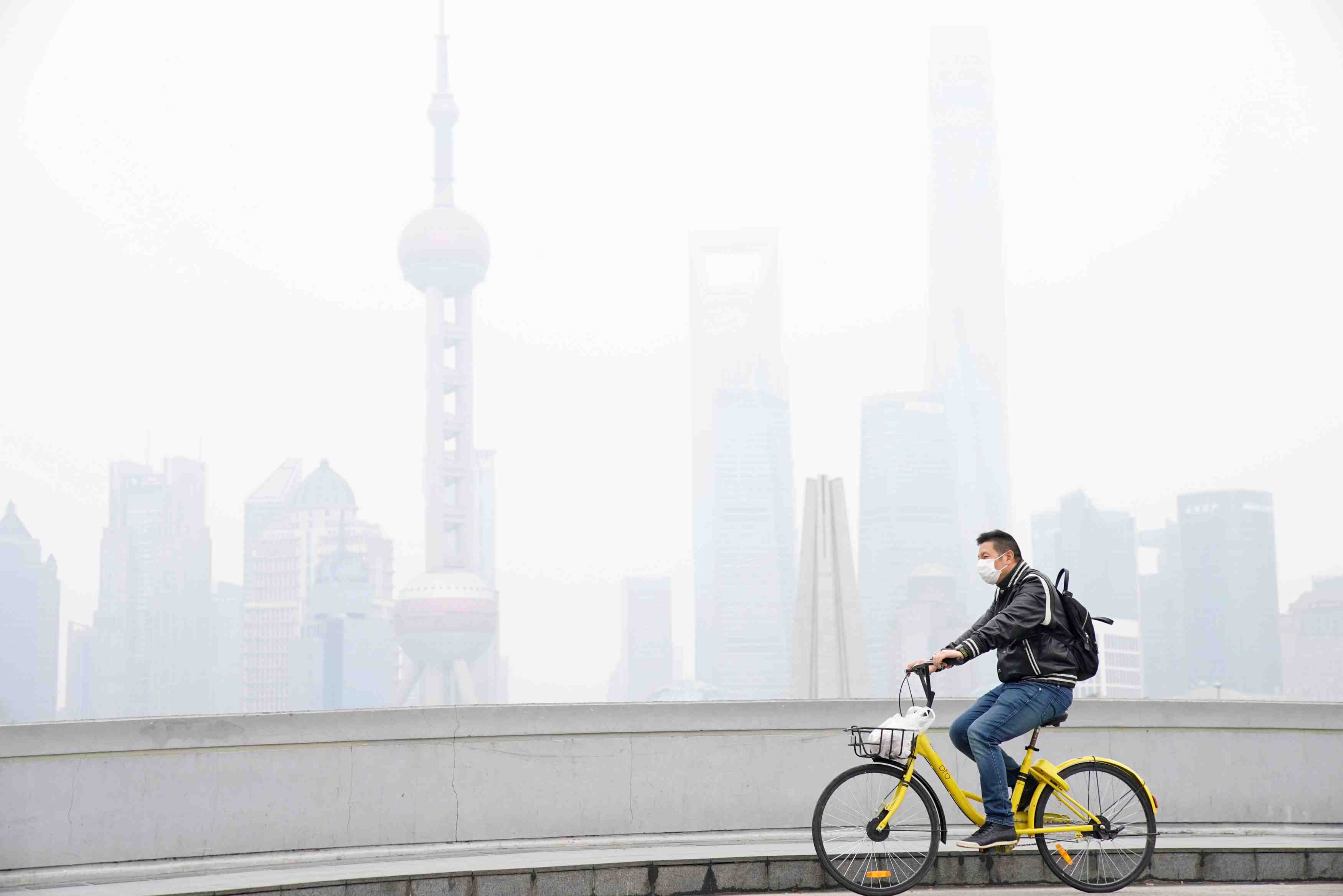 Chine: le smog s'epaissit dans la region de shanghai