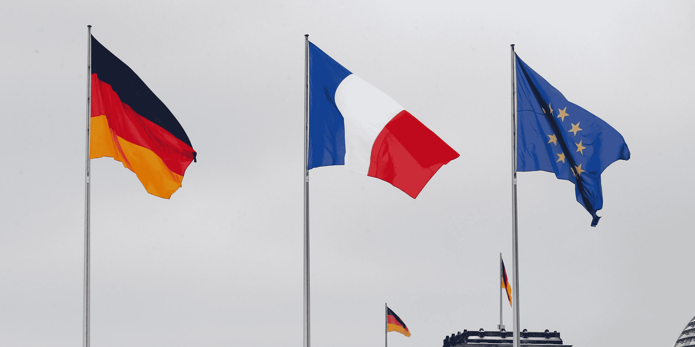 France, Allemagne, Union européenne, Europe, drapeaux, flags,