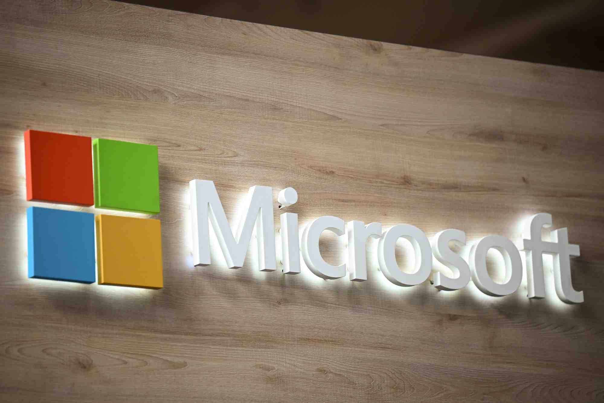 Le logo de microsoft