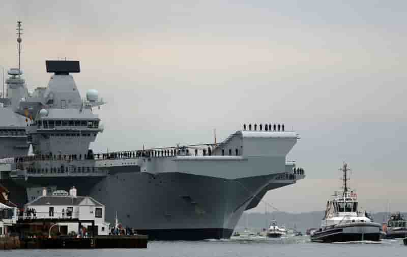 Grande bretagne: fuite sur le nouveau porte-avions queen elizabeth