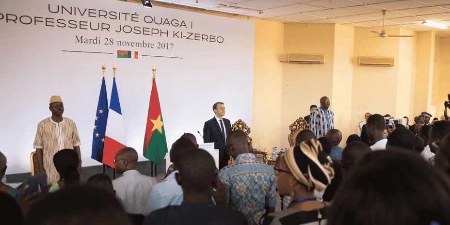 macron burkina