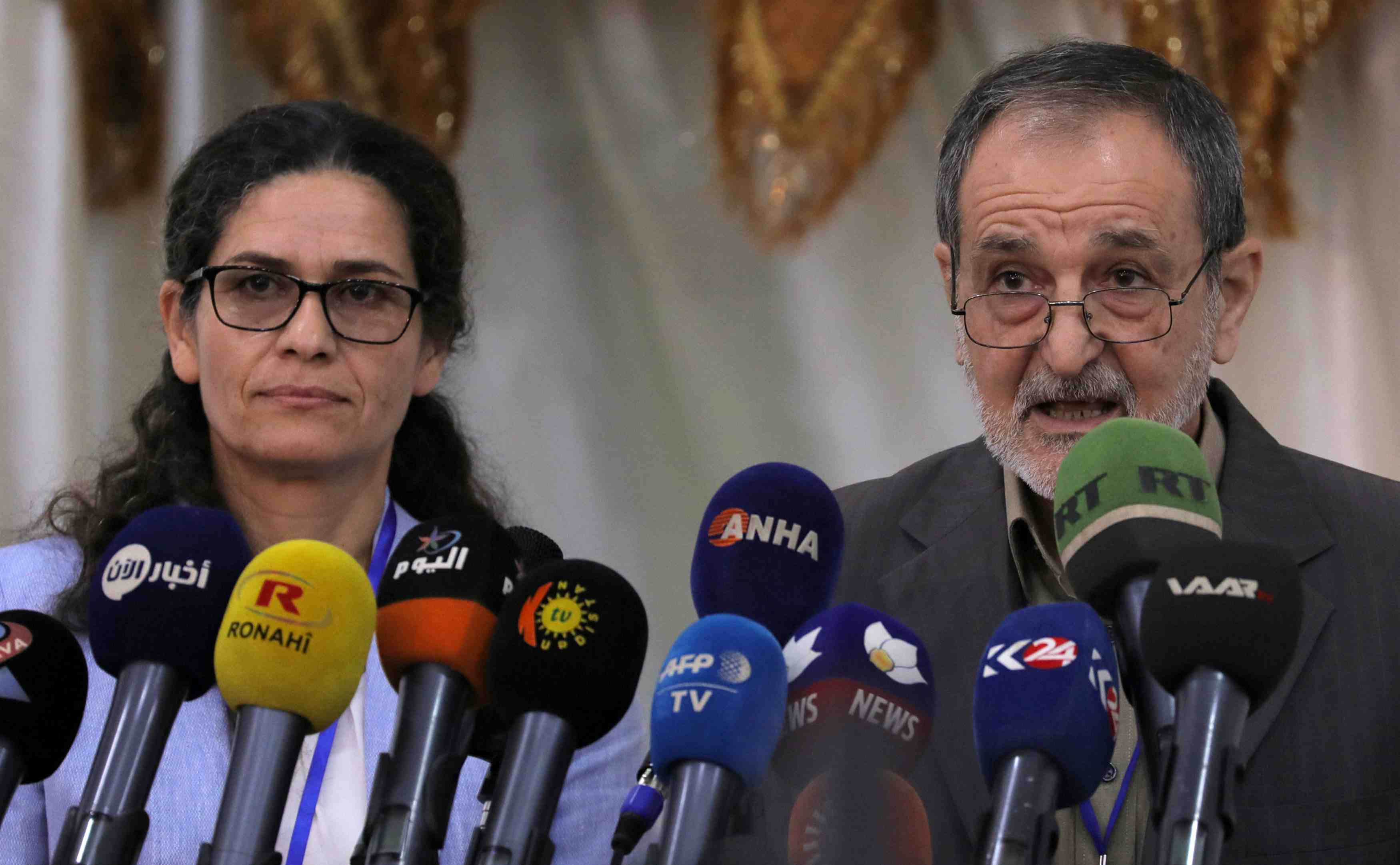 Une delegation arabo-kurde a damas pour des pourparlers