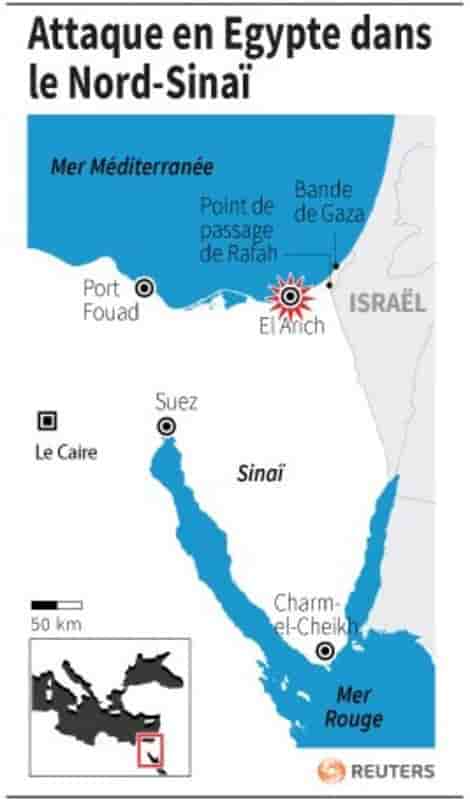 Attaque en egypte dans le nord-sinai