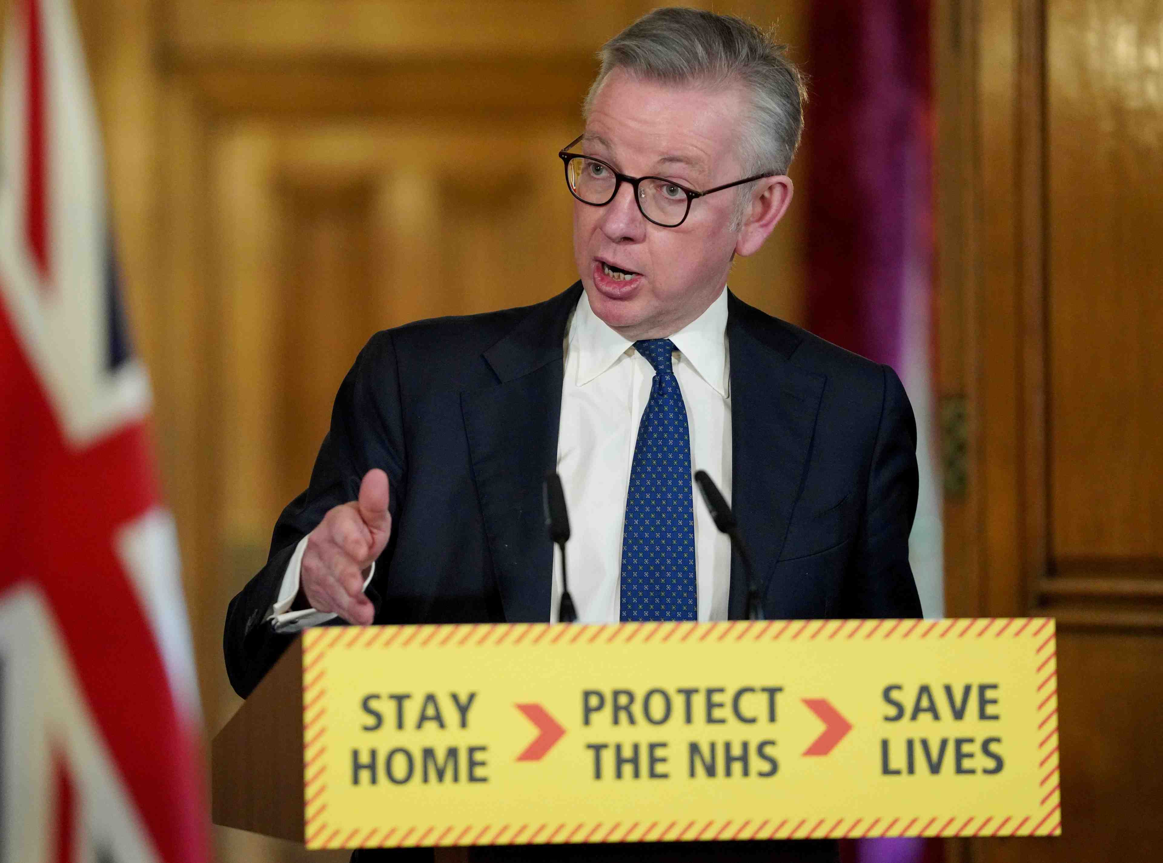 Coronavirus: gove, l'un des principaux ministres britanniques, a l'isolement