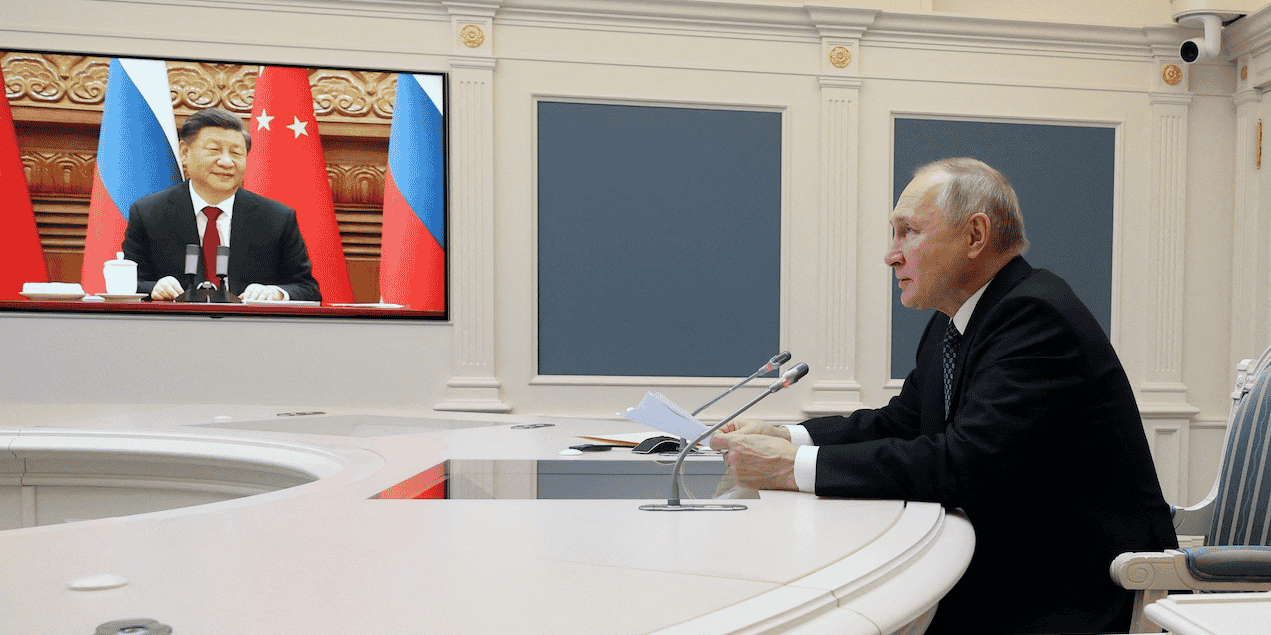 Xi Jinping et Vladimir Poutine