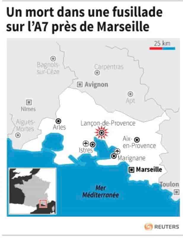 Un mort dans une fusillade près de Marseille