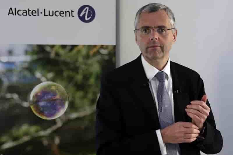 Les conditions financieres du depart du pdg d'alcatel font debat