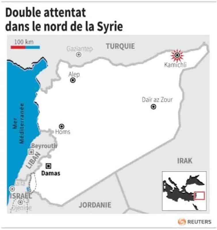 Double attentat dans le nord de la syrie