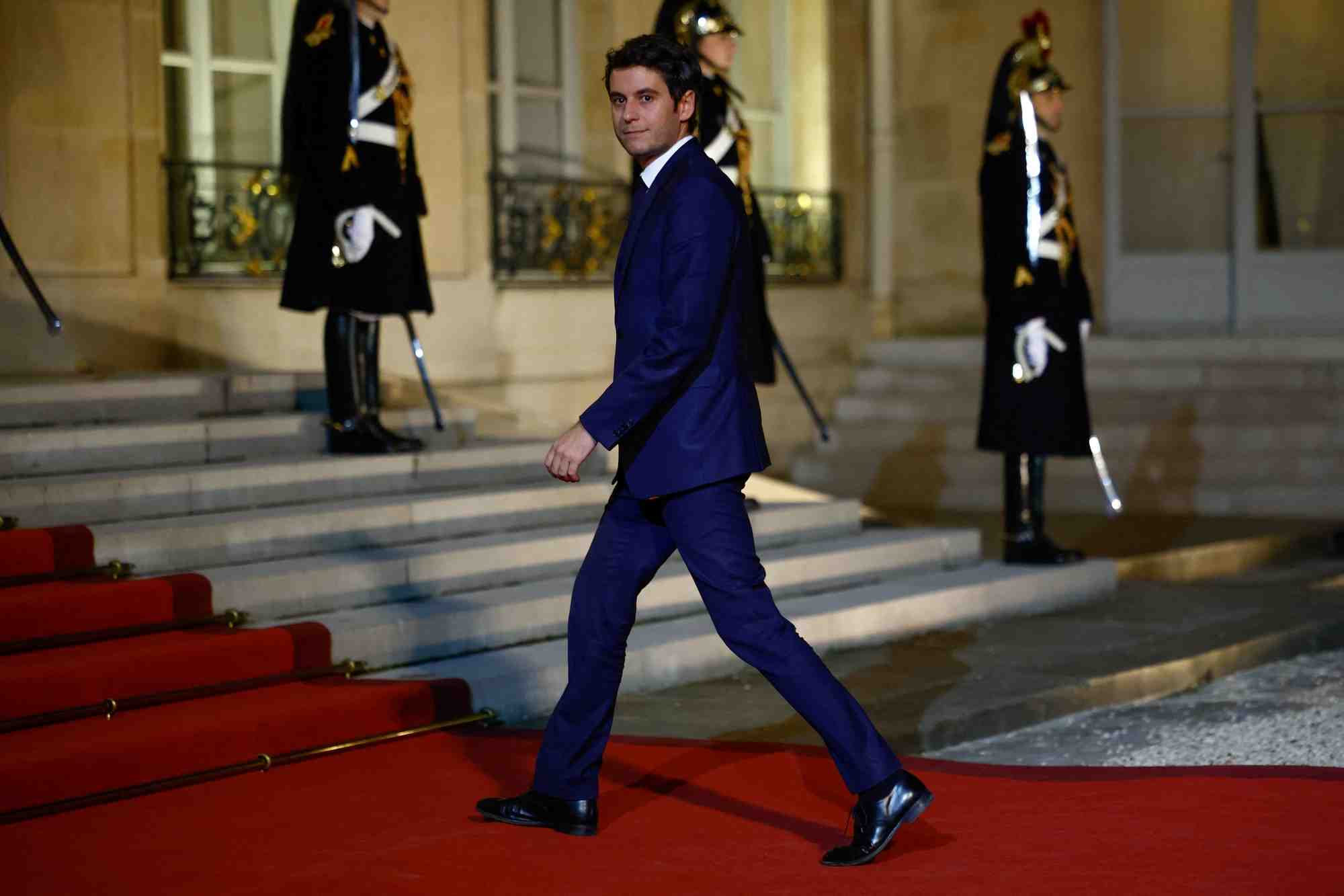 Le premier ministre francais gabriel attal