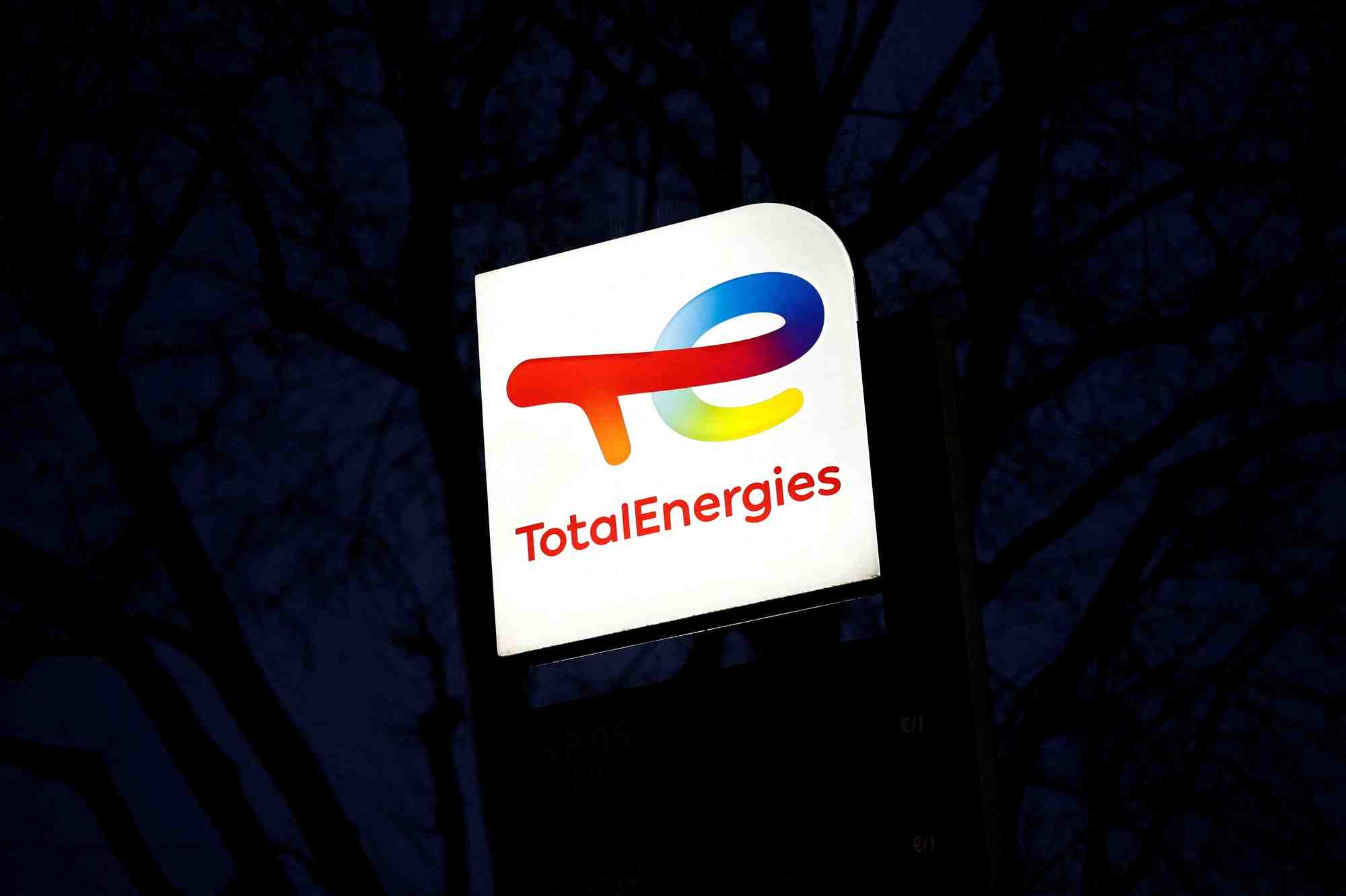 Photo d'archives du logo de totalenergies