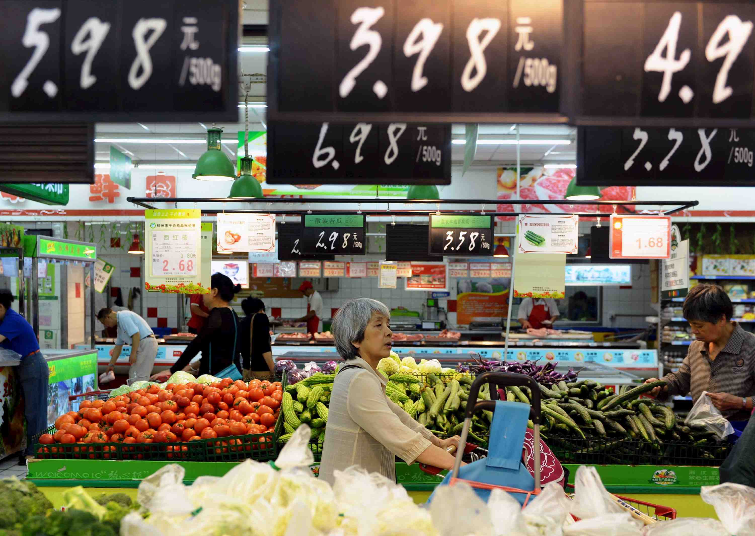 L'inflation en chine ralentit davantage qu'attendu