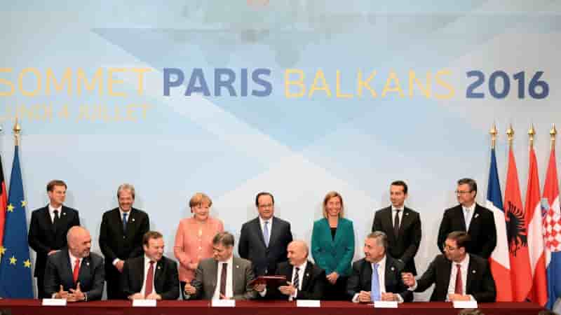 Paris et berlin rassurent les pays des balkans