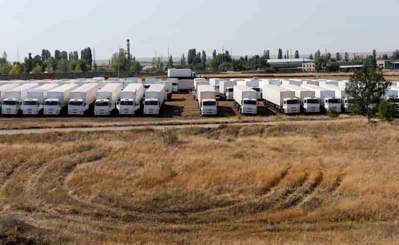 Une partie du convoi russe repend la route vers l'Ukraine