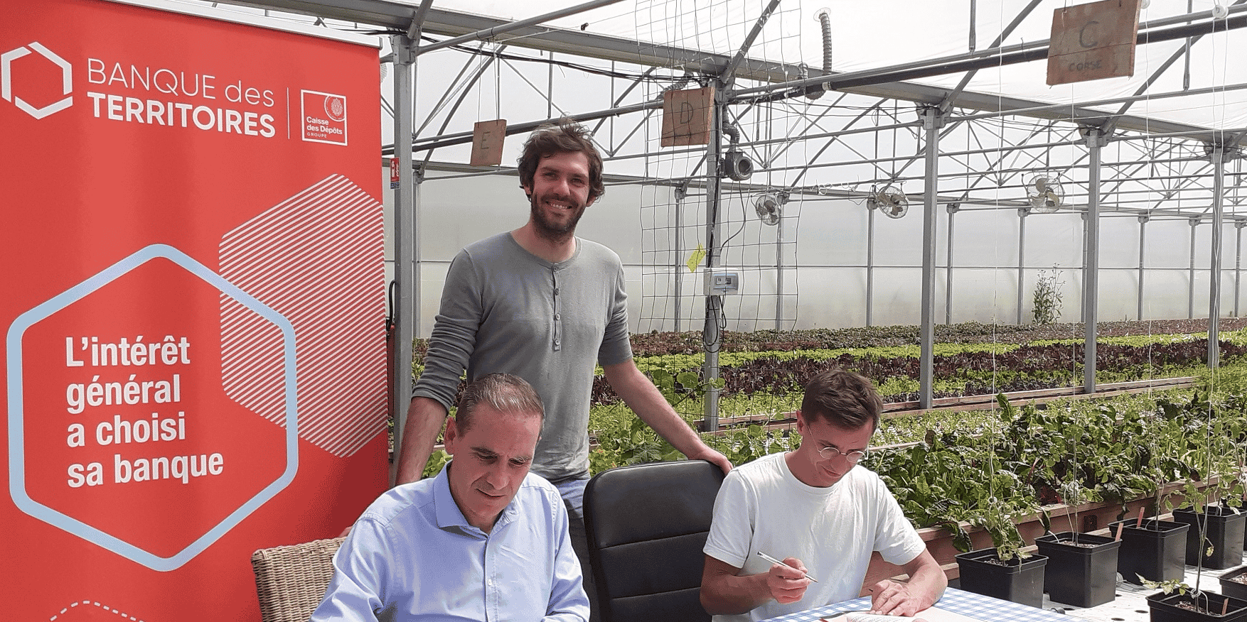 Nouvelles Fermes Thomas Boisserie et Banque des territoires