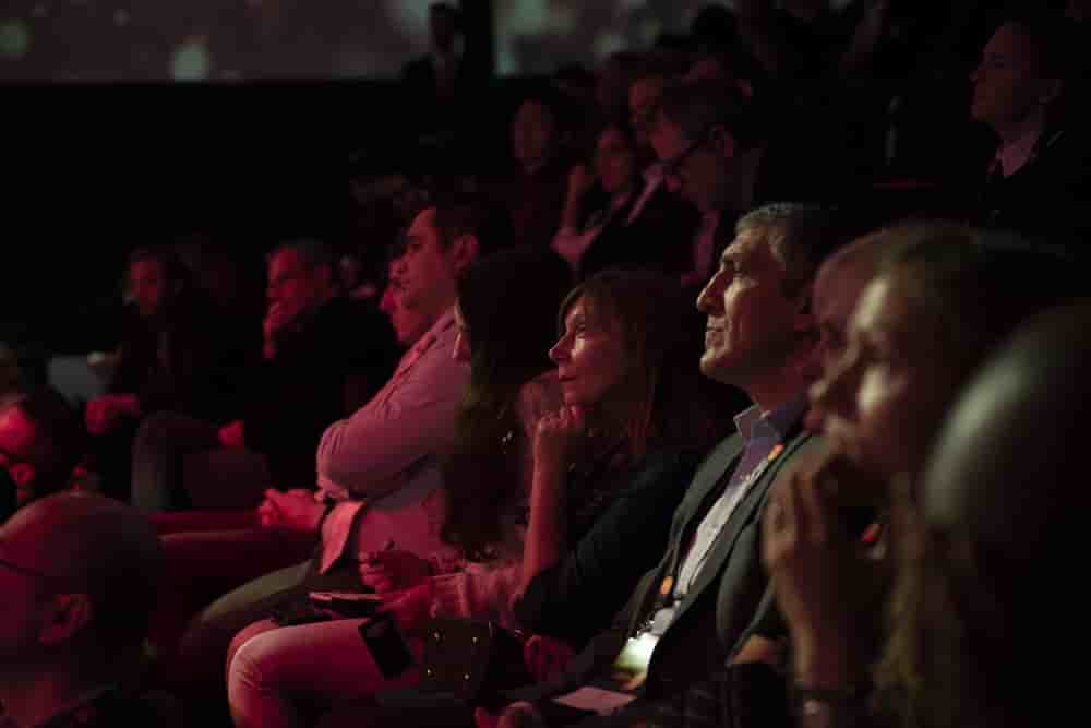 Lors du Mastercard Innovation Forum 2018.