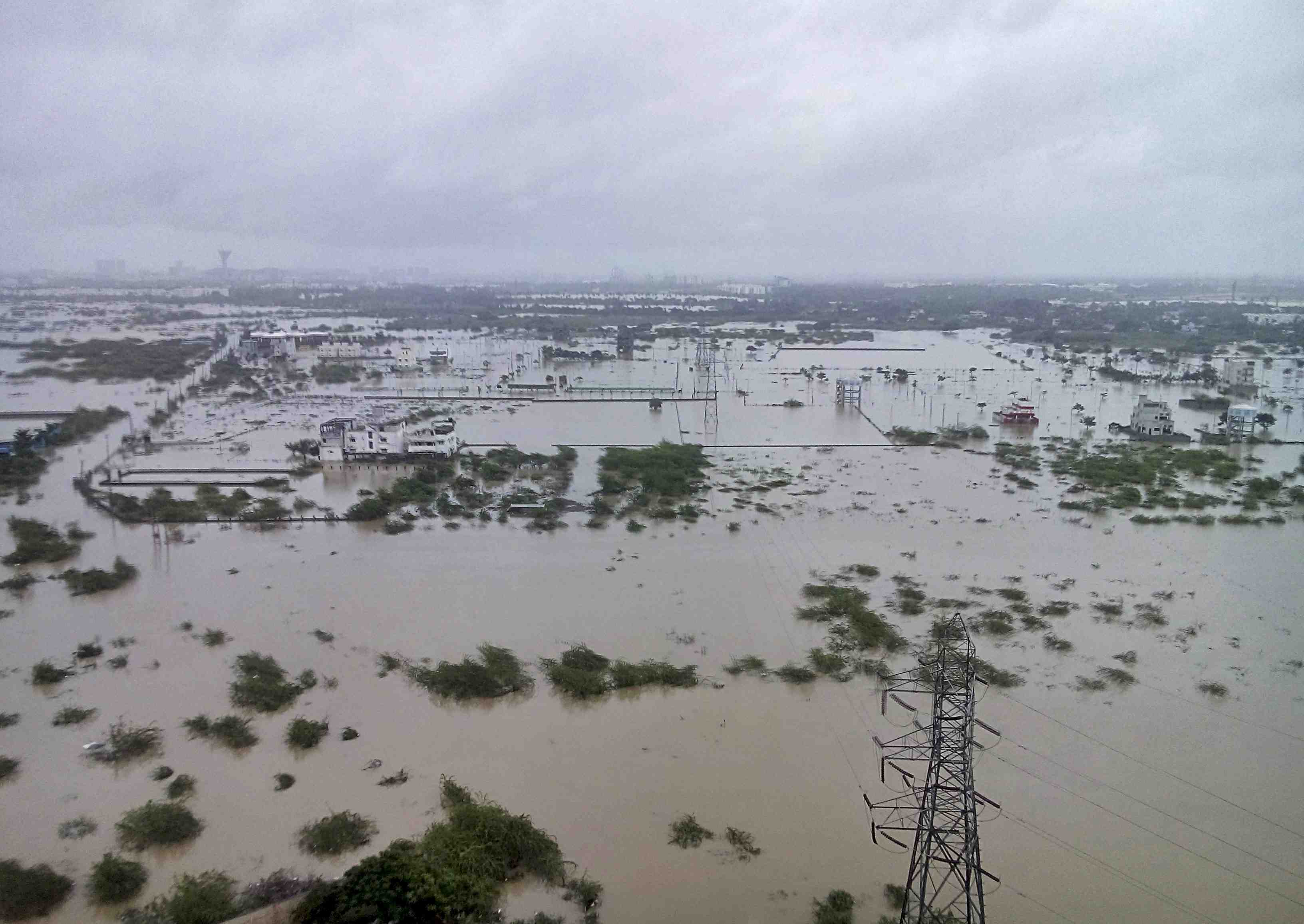 Inondations dans le sud de l'inde