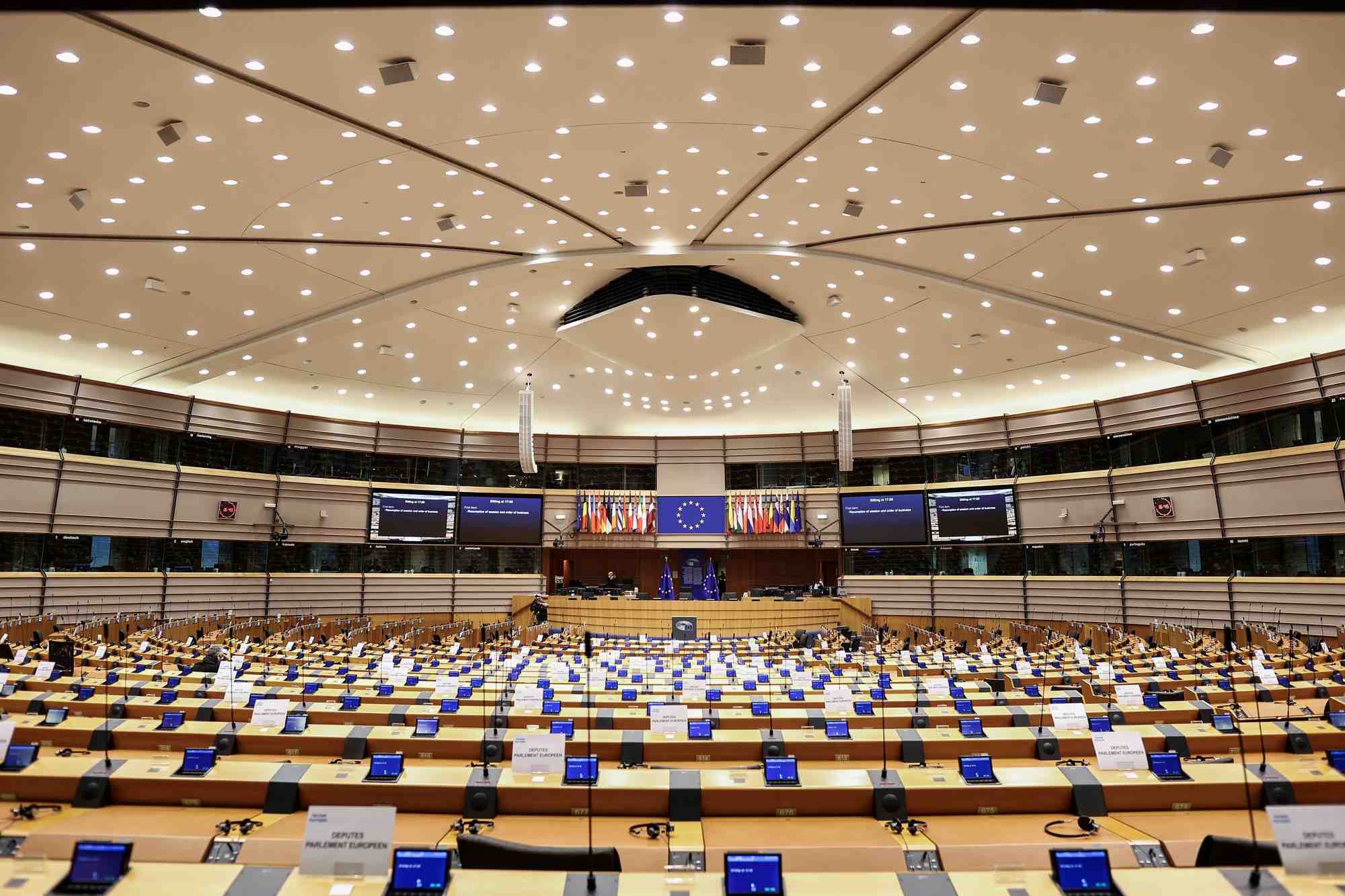 Session pleniere du parlement europeen a bruxelles