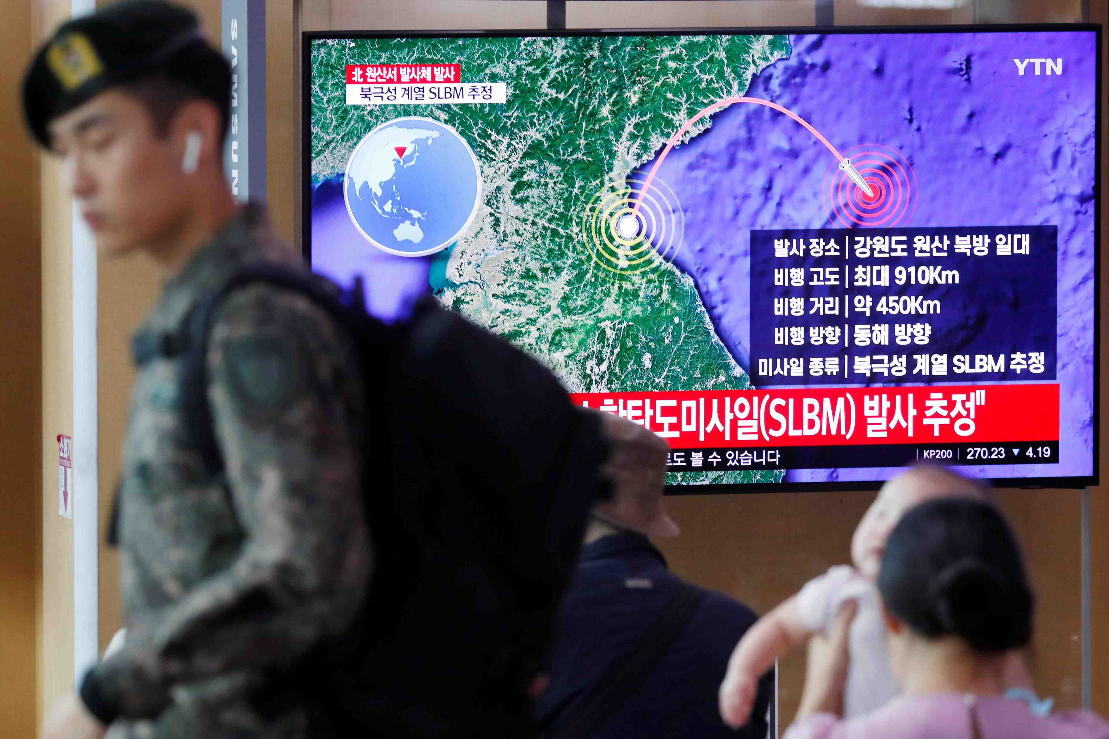 La coree du nord a teste un missile tire par un sous-marin, selon kcna