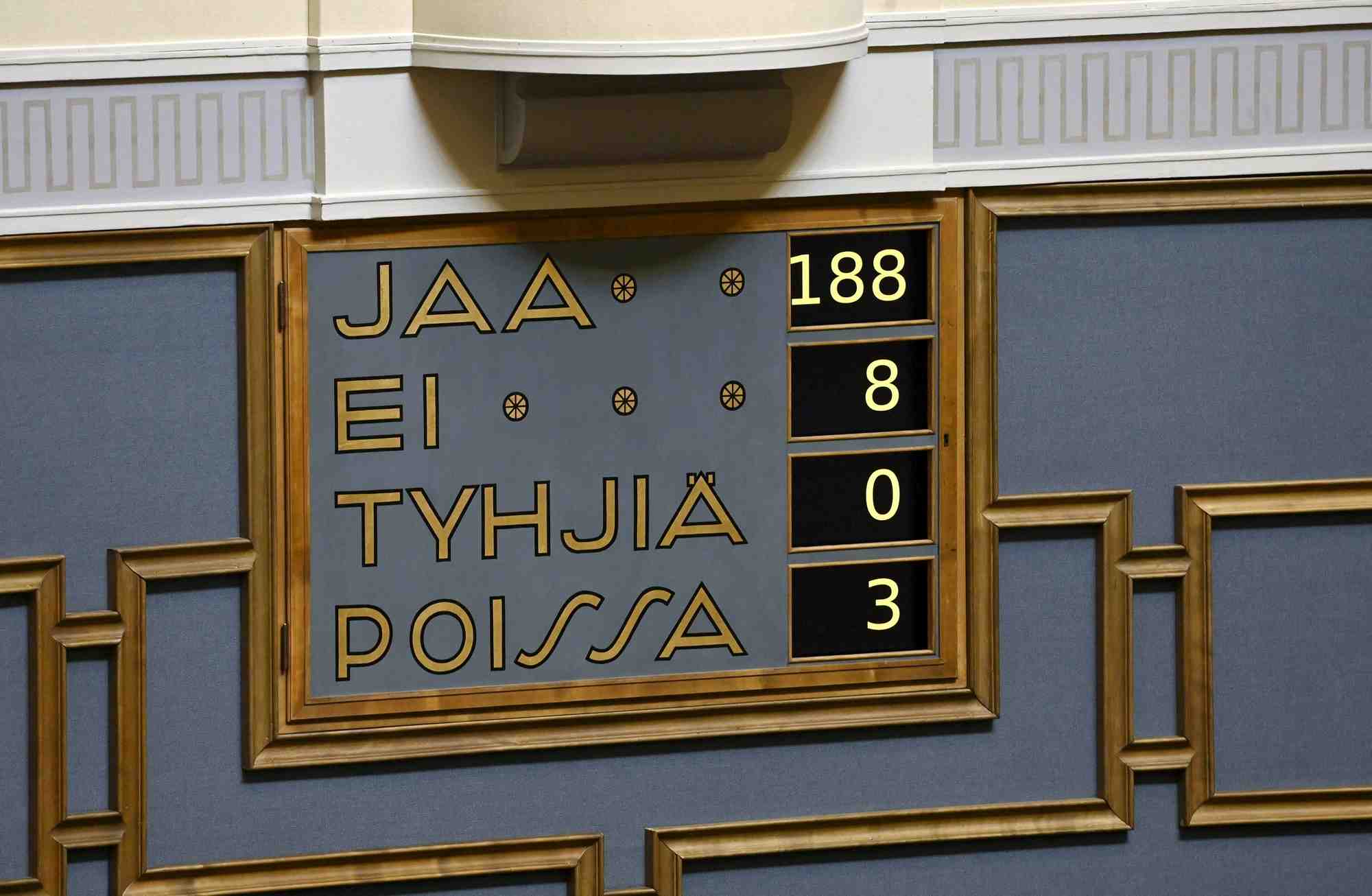 Finlande-le parlement approuve la demande d'adhesion a l'otan