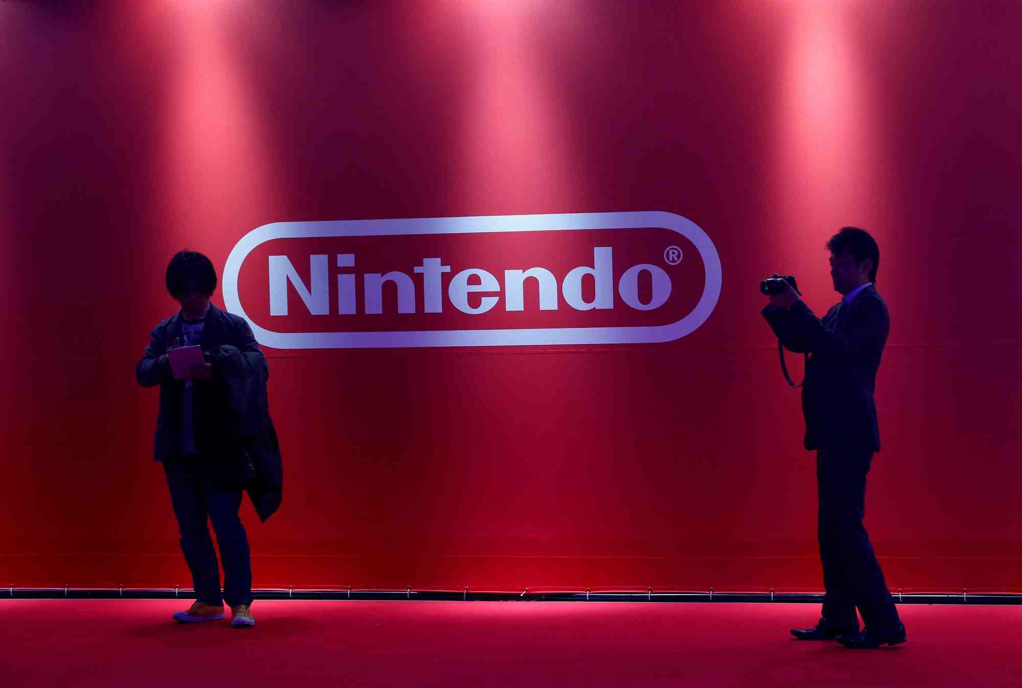 Une ceremonie de presentation de nintendo