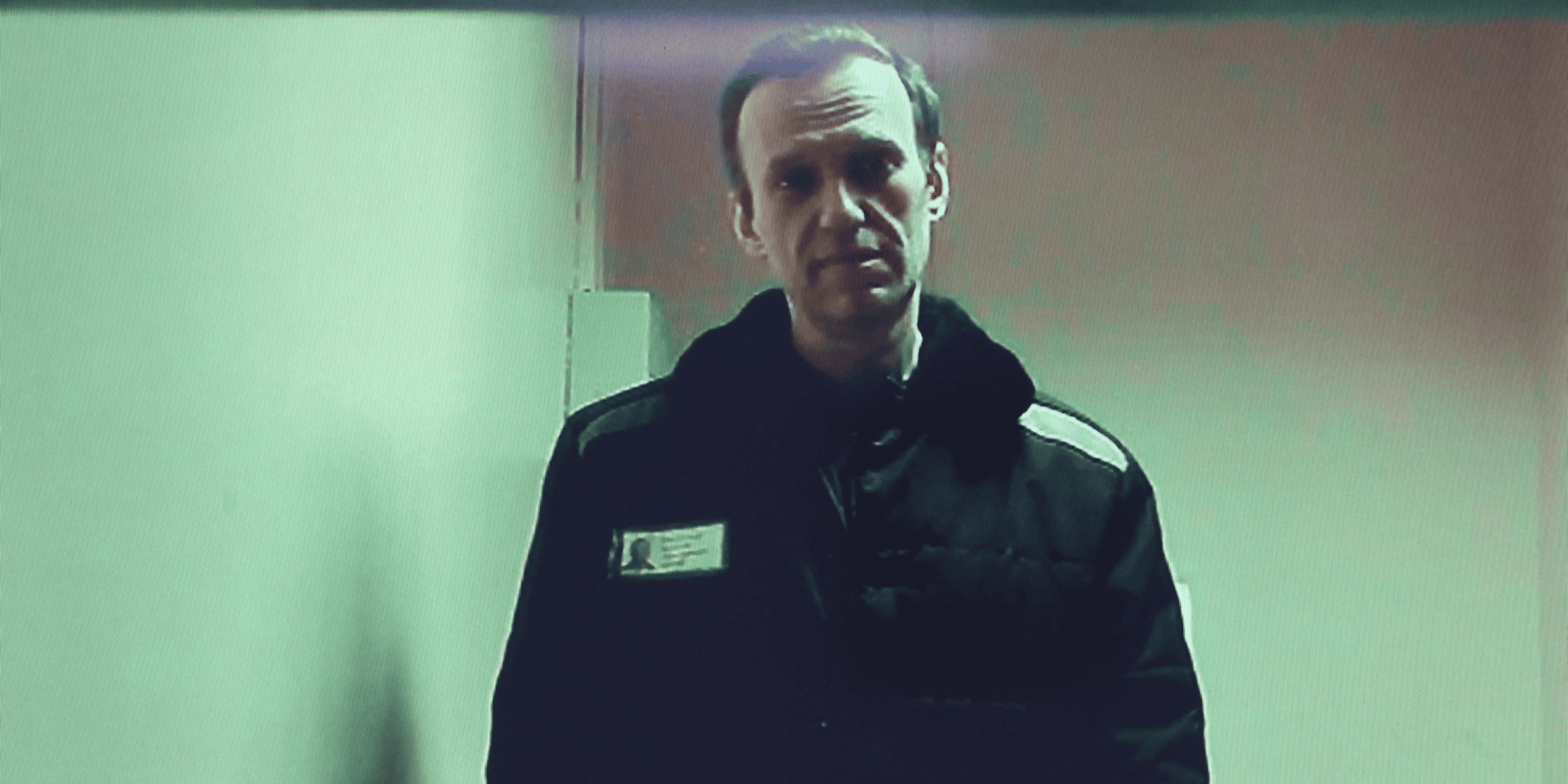 Alexei navalny lors d'une audience au tribunal de district de basmanny a moscou