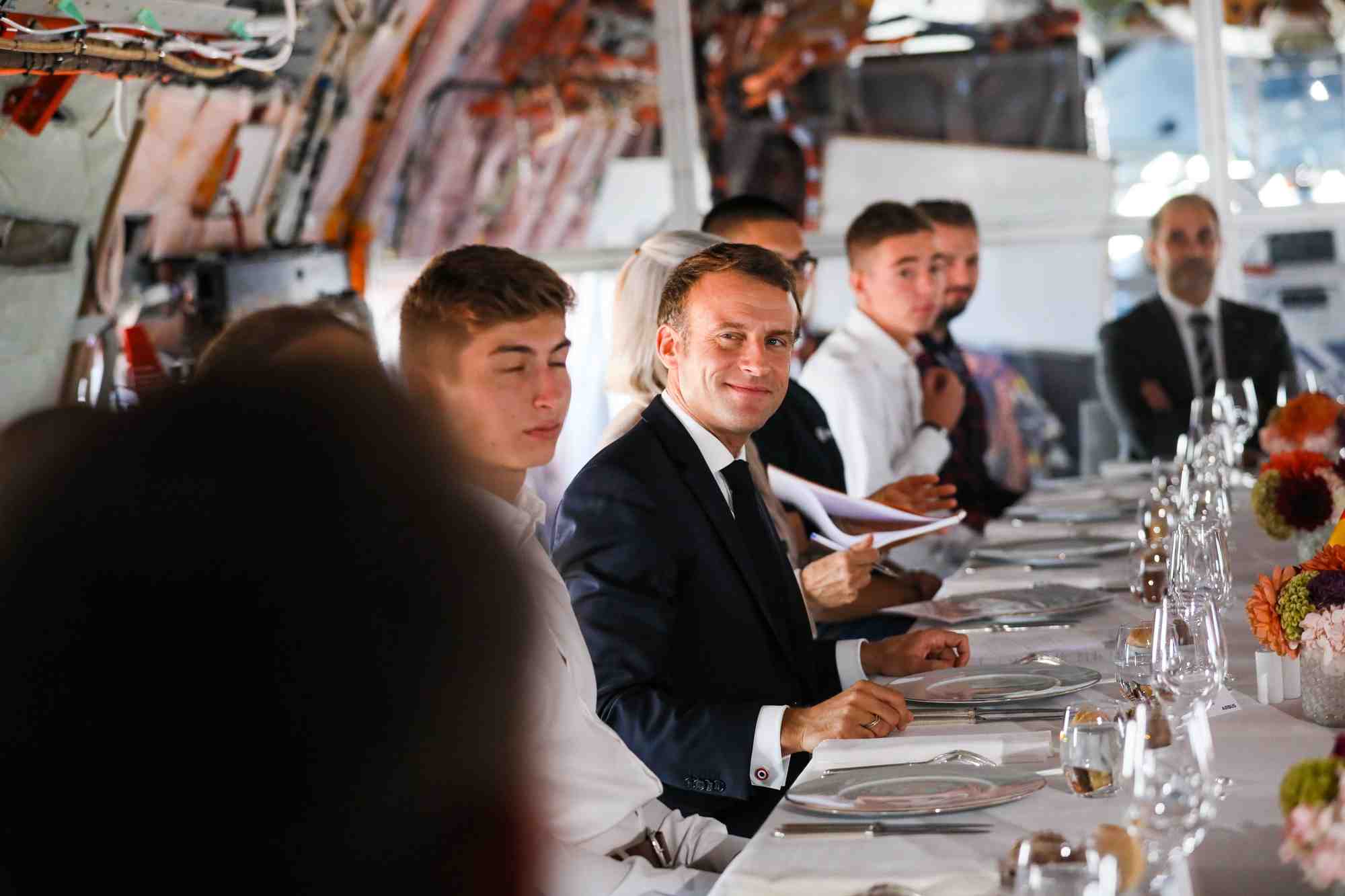 Macron et Merkel à Airbus