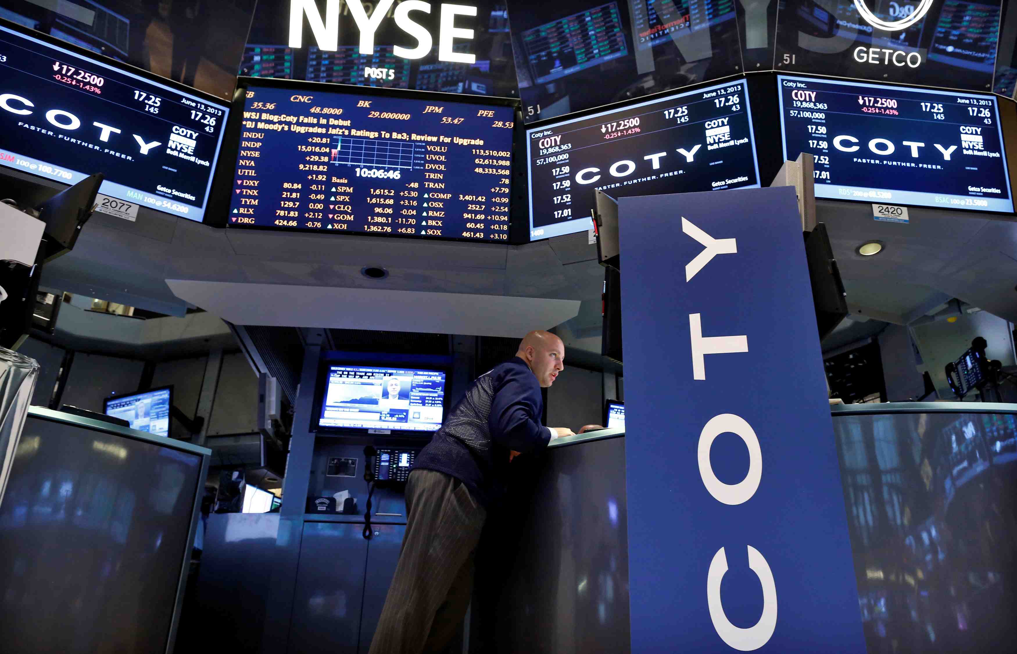 Coty, a suivre a wall street