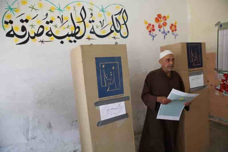 Premieres elections en irak depuis la defaite militaire de l'ei