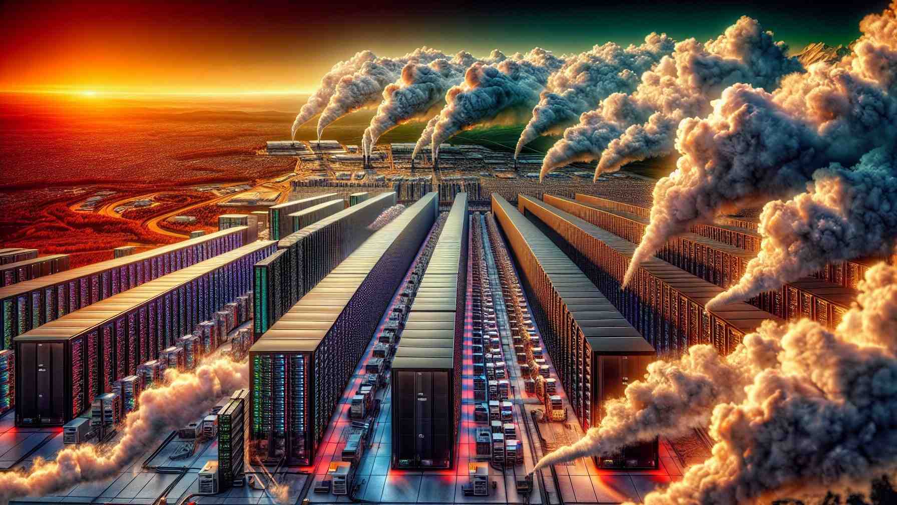 Le fonctionnement de l'intelligence artificielle consomme des quantités importantes d'électricité, d'eau et de foncier (Photo d'illustration).
