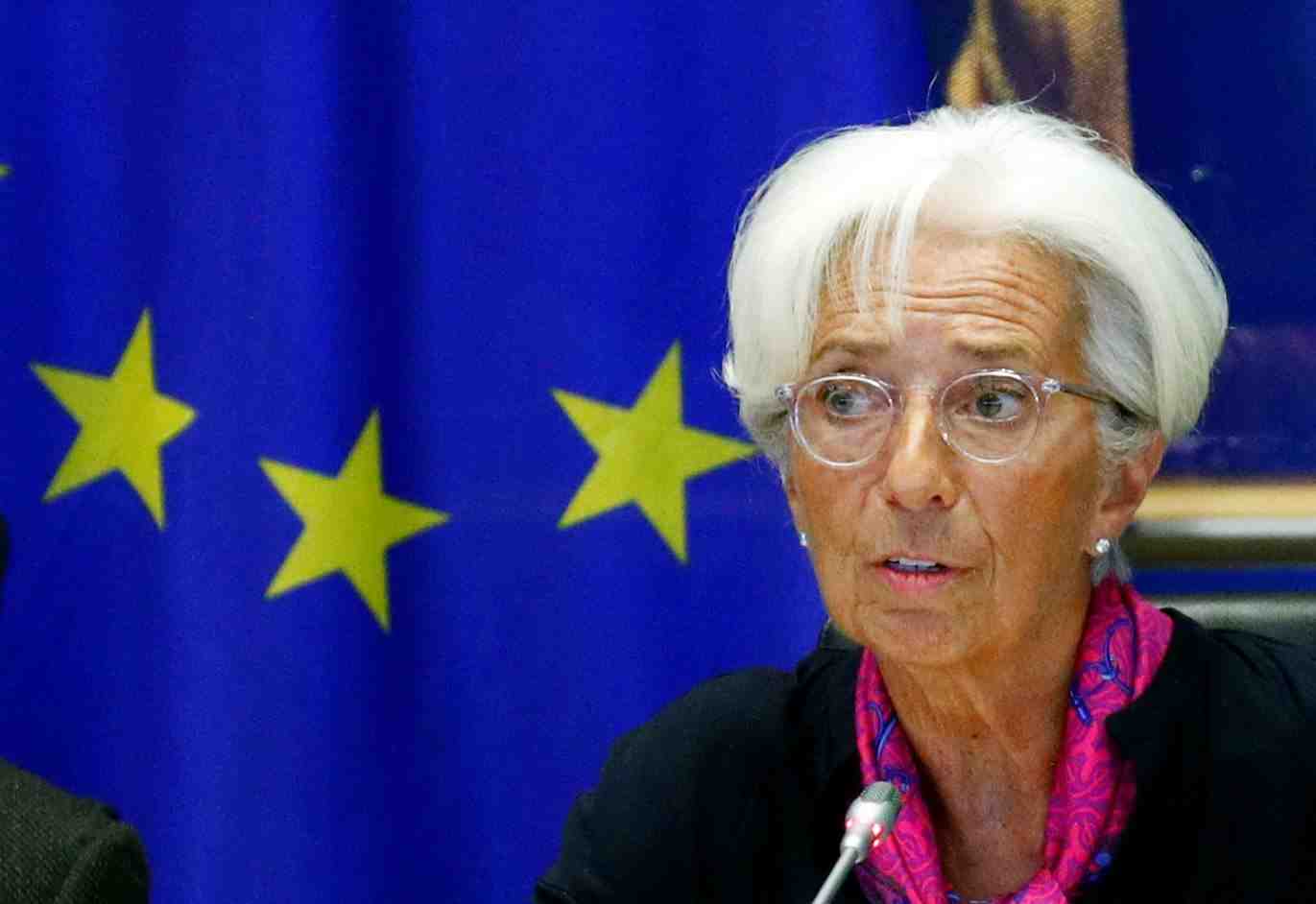 Christine Lagarde ce mercredi 4 septembre au Parlement européen.