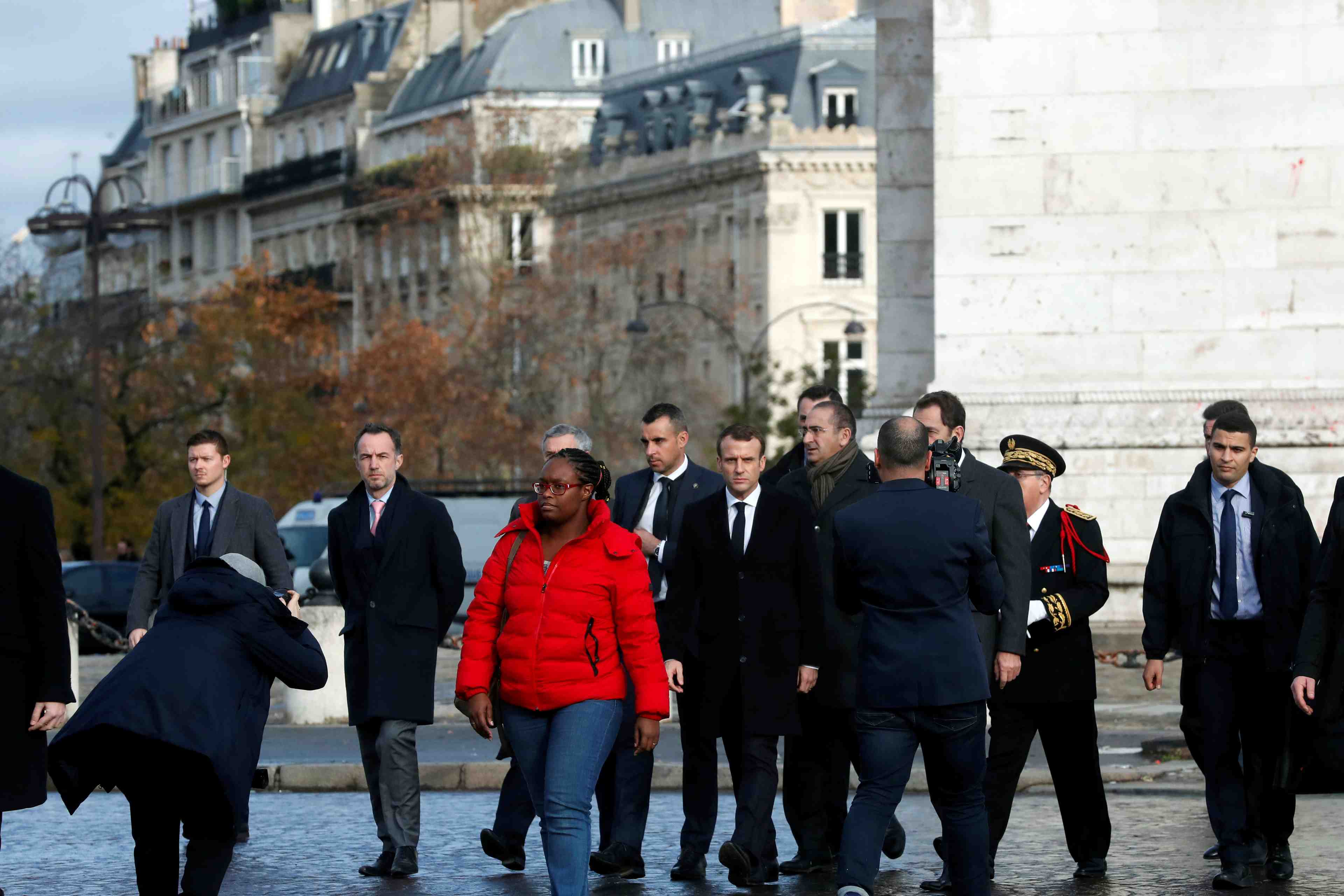 Macron n'a pas prevu de s'exprimer dans l'immediat