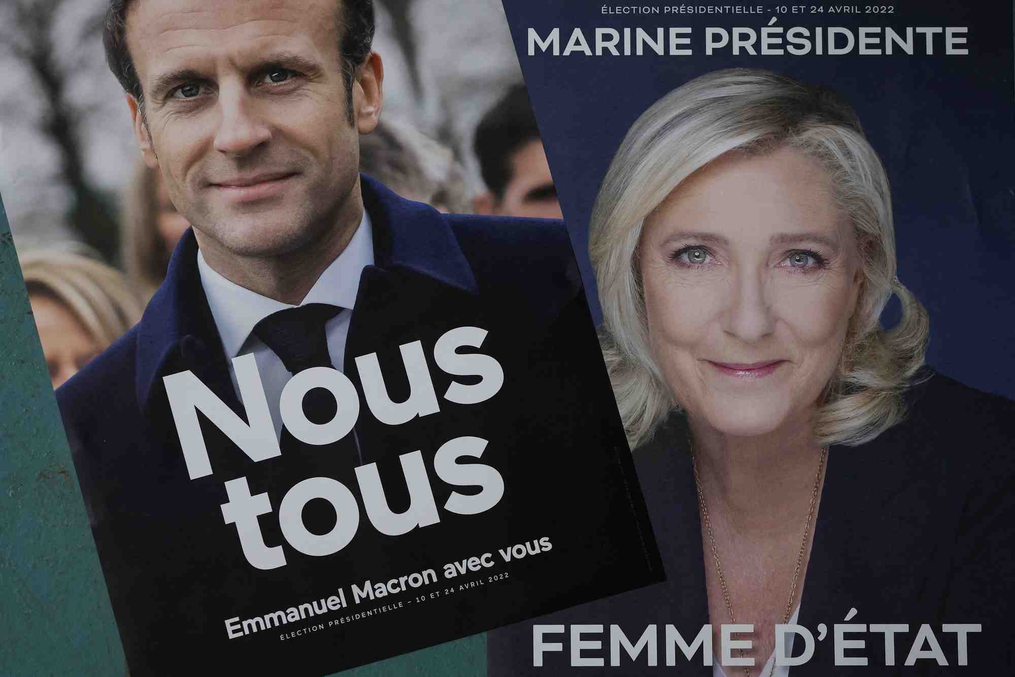 France 2022: macron-le pen, une reedition du duel de 2017 pour l'elysee