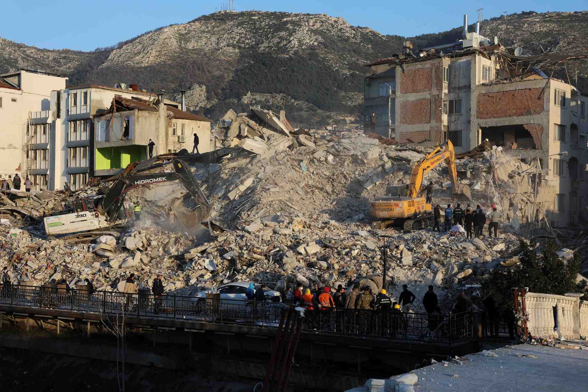 Consequences du tremblement de terre meurtrier a hatay, en turquie