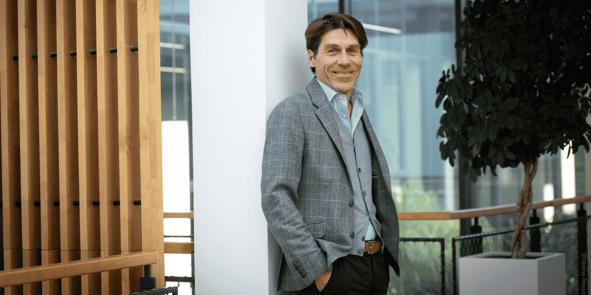 Hugues Galambrun, le fondateur de Septeo à Montpellier, spécialisé dans les logiciels dans les domaines du droit, de l’immobilier ou des ressources humaines.