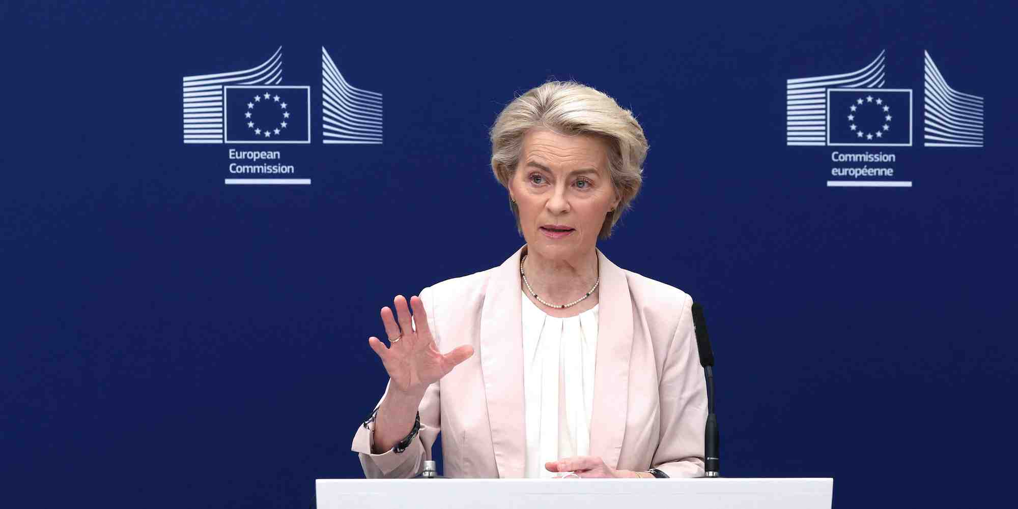Ursula von der Leyen, la président de la Commission européenne.