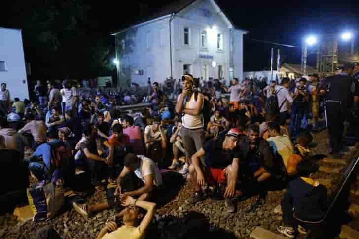 La croatie dit ne plus etre en mesure de controler l'arrivee des migrants