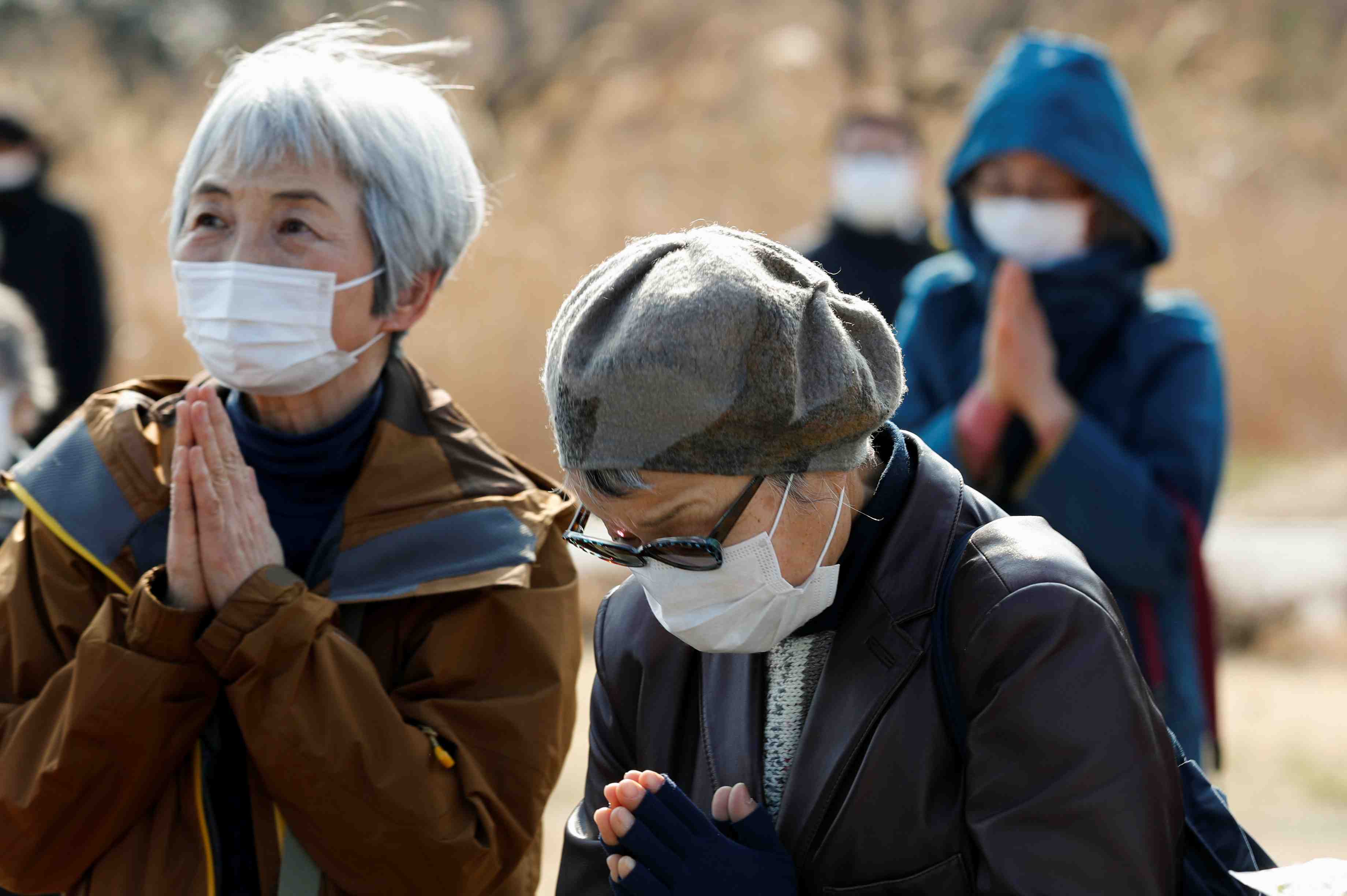 Dix ans apres fukushima, le japon rend hommage a ses victimes