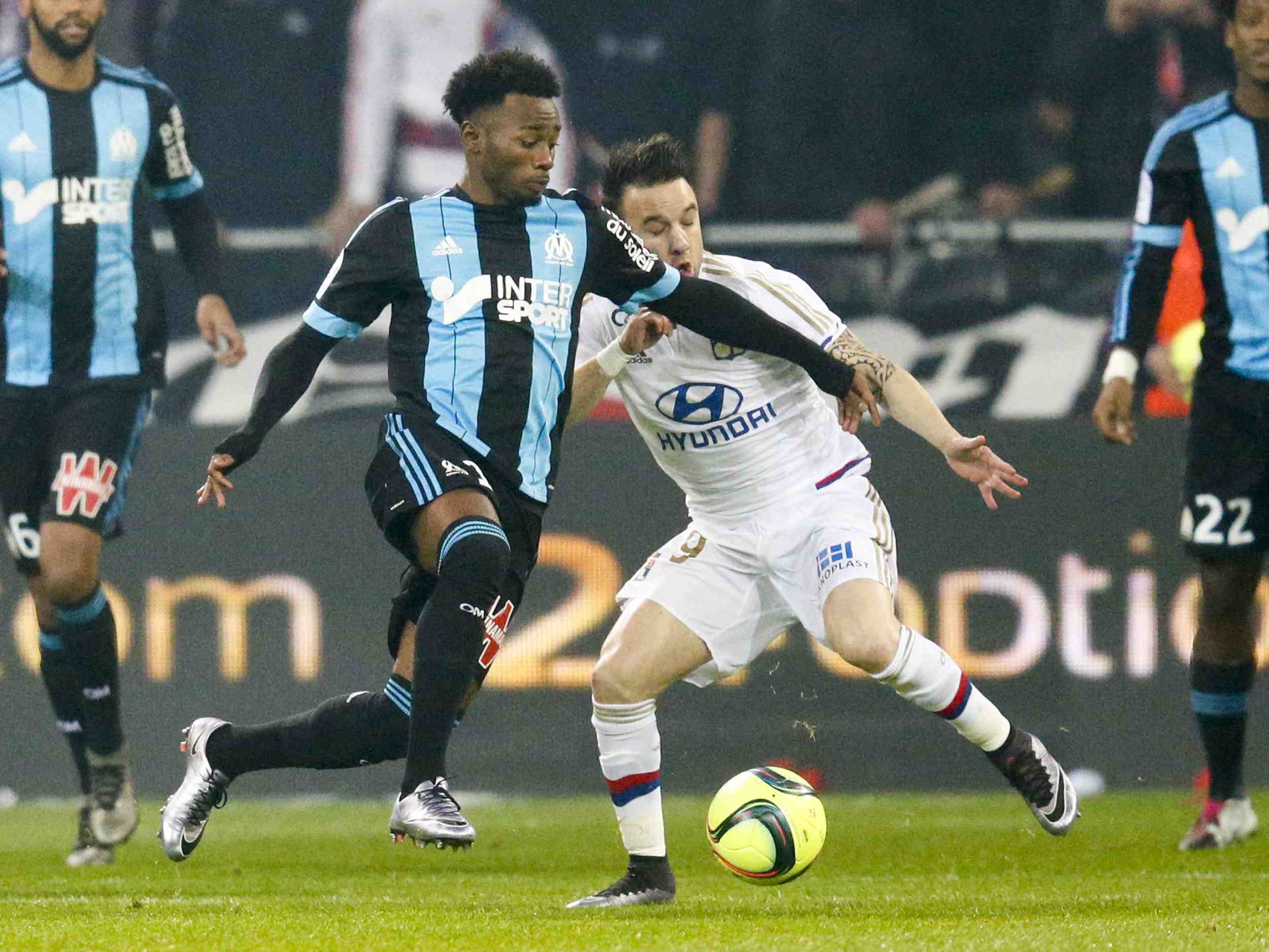 Pas de vainqueur entre lyon et marseille
