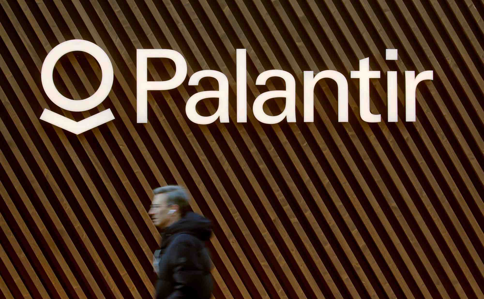 Logo Palantir, spécialiste américain de l'analyse de données