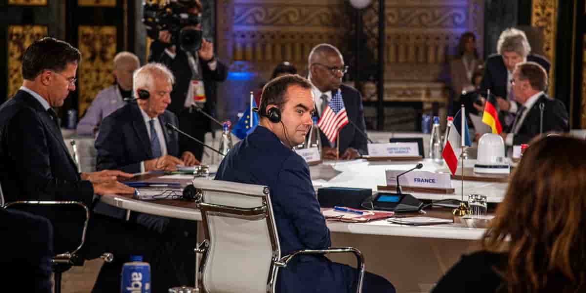 Sébastien Lecornu était présent au G7 des ministres de la Défense hier à Naples.