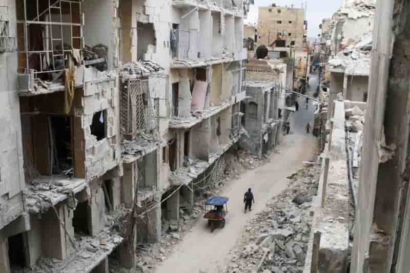 "regime de calme" a alep en syrie
