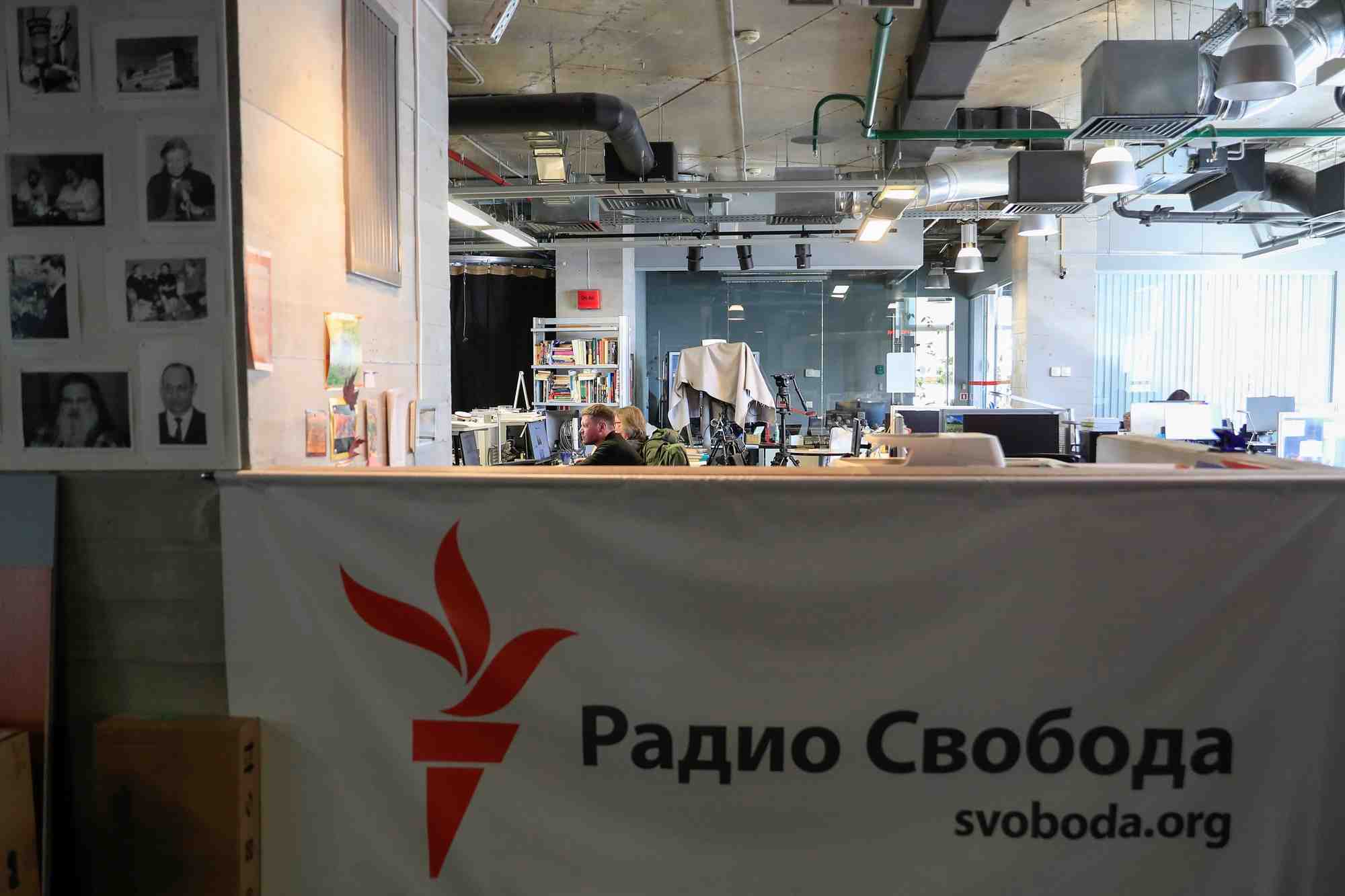 Les bureaux de la chaine radio free europe/radio liberty a moscou