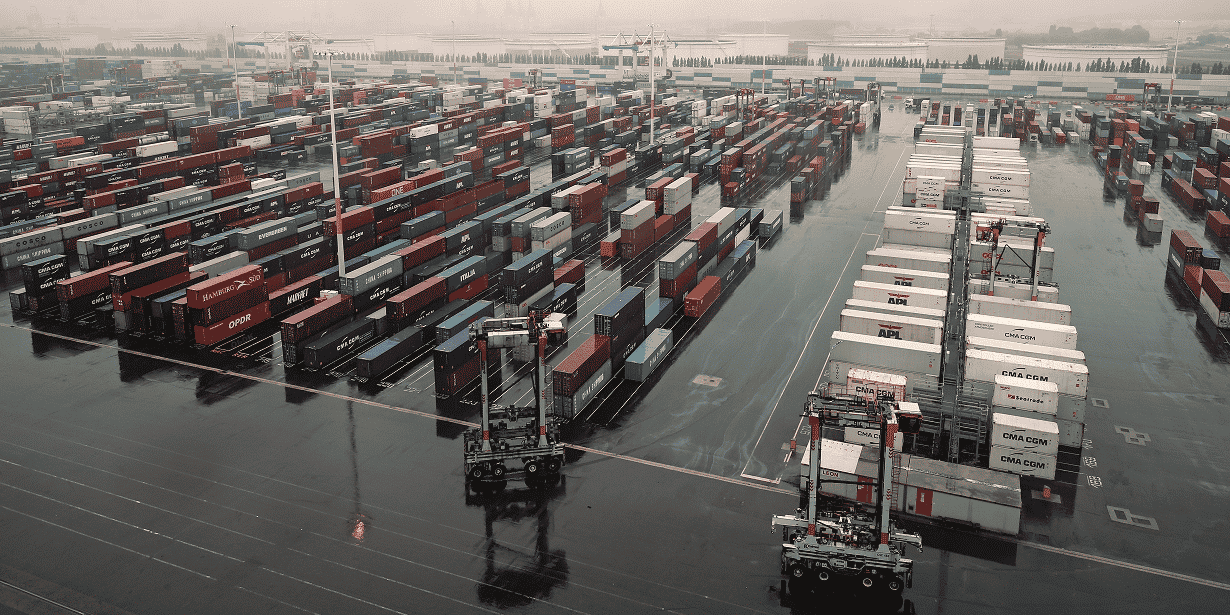Commerce export import port containers conteneurs logistique