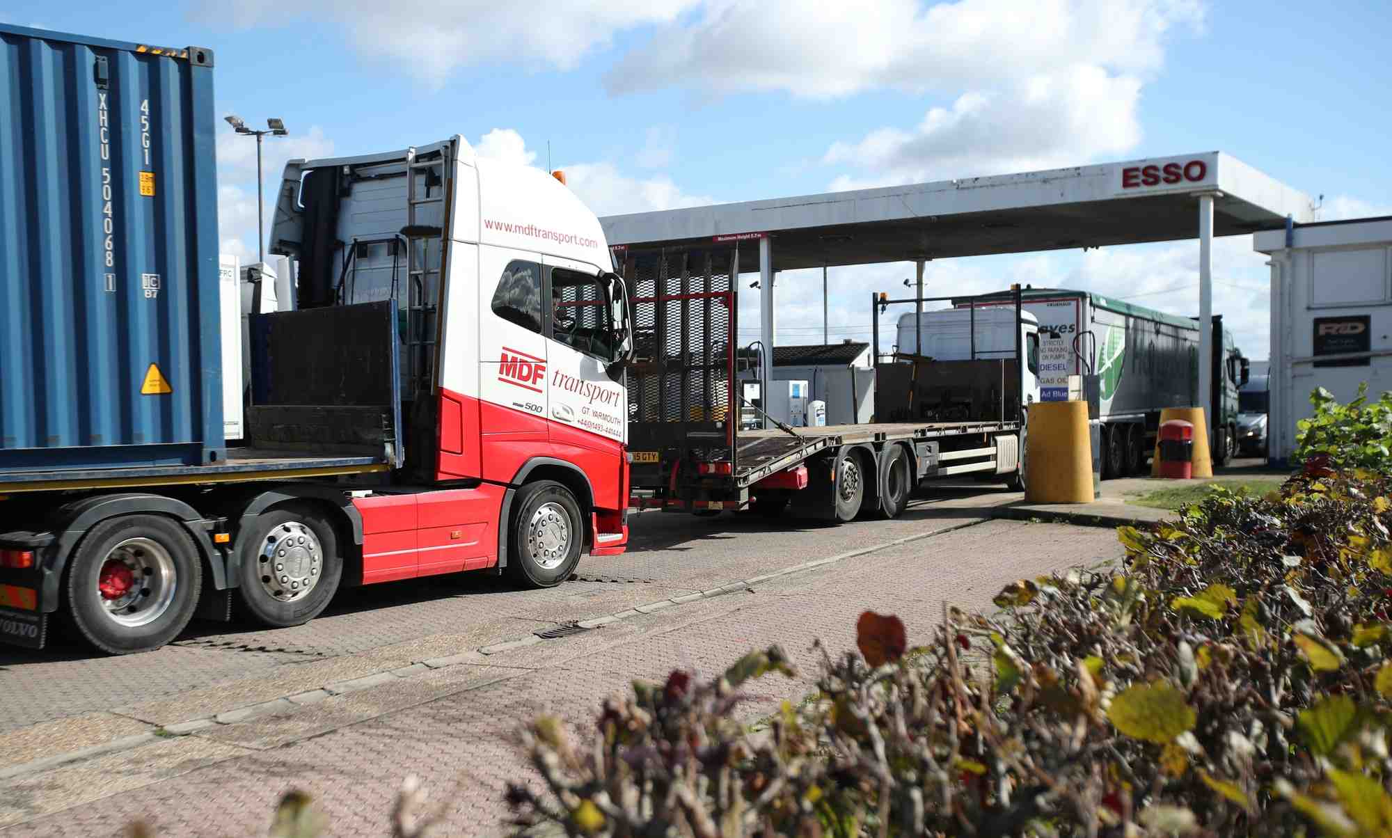 camion, fuel, station-service, carburant, panne, chauffeur, transport routier