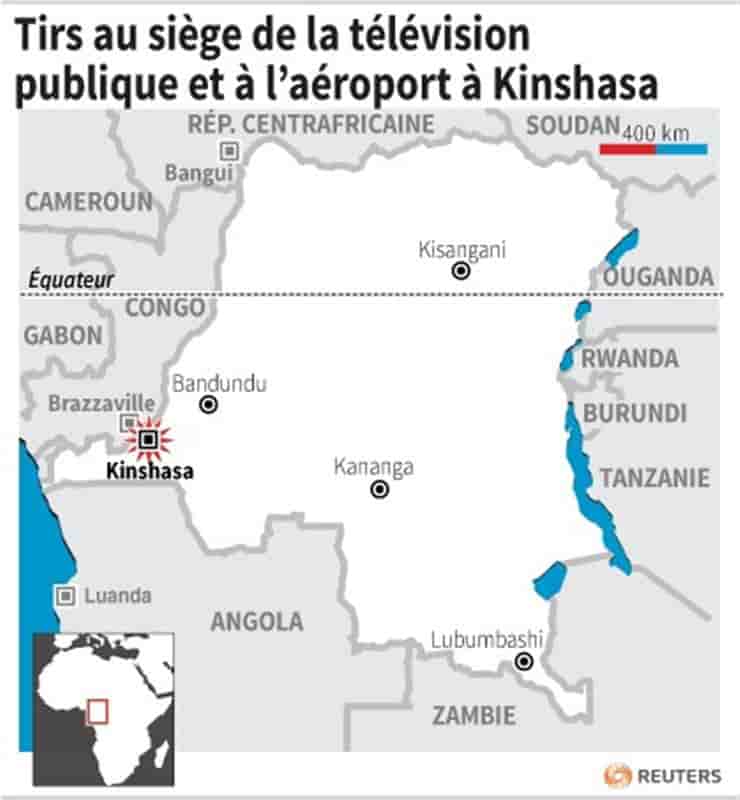 Fusillade à l'aéroport international de Kinshasa en RDC